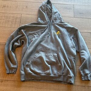Salty Crew Gray Hoodie with Octopus Graphic XXL XL